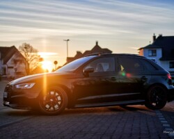 RS3 im Sonnenuntergang